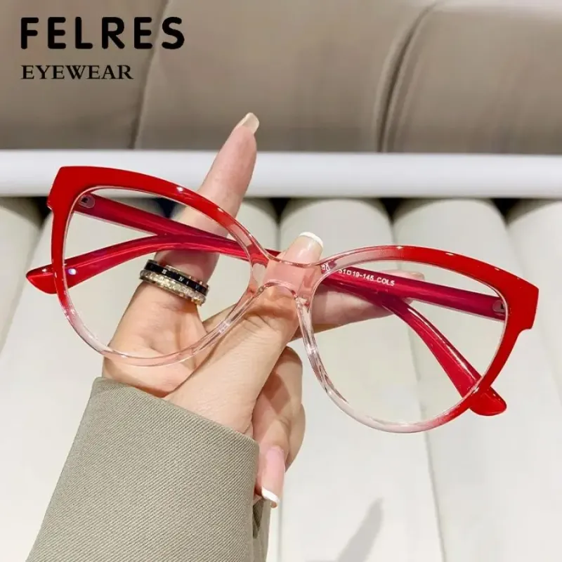 Luxury Cat Eye Blue Light Glasses 3