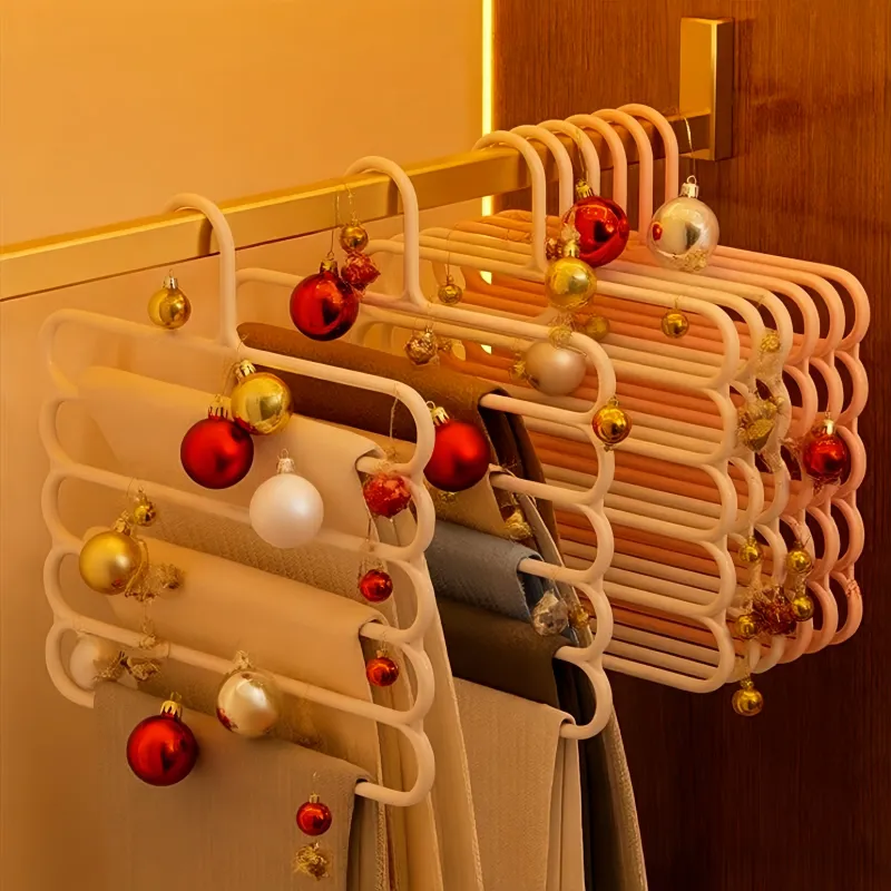 Stackable Closet Organizer Rack Set 2