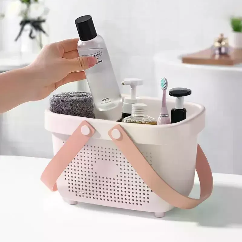 Portable Green Plastic Storage Basket 5
