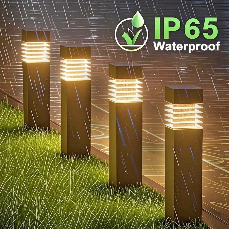 Solar Square LED Pathway Lights 2