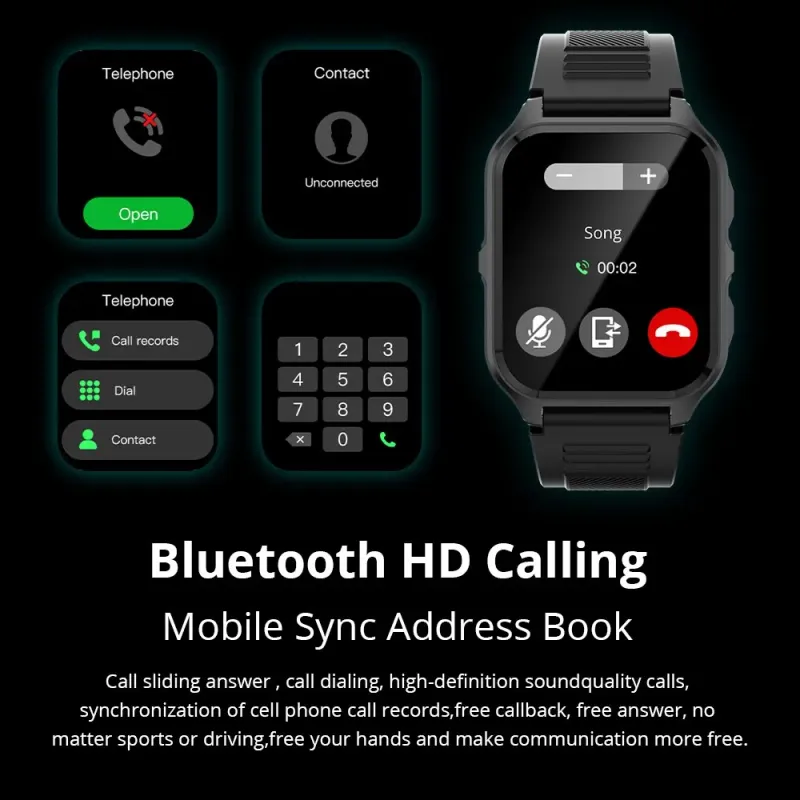 COLMI P73 Military Smartwatch with Bluetooth Call 3