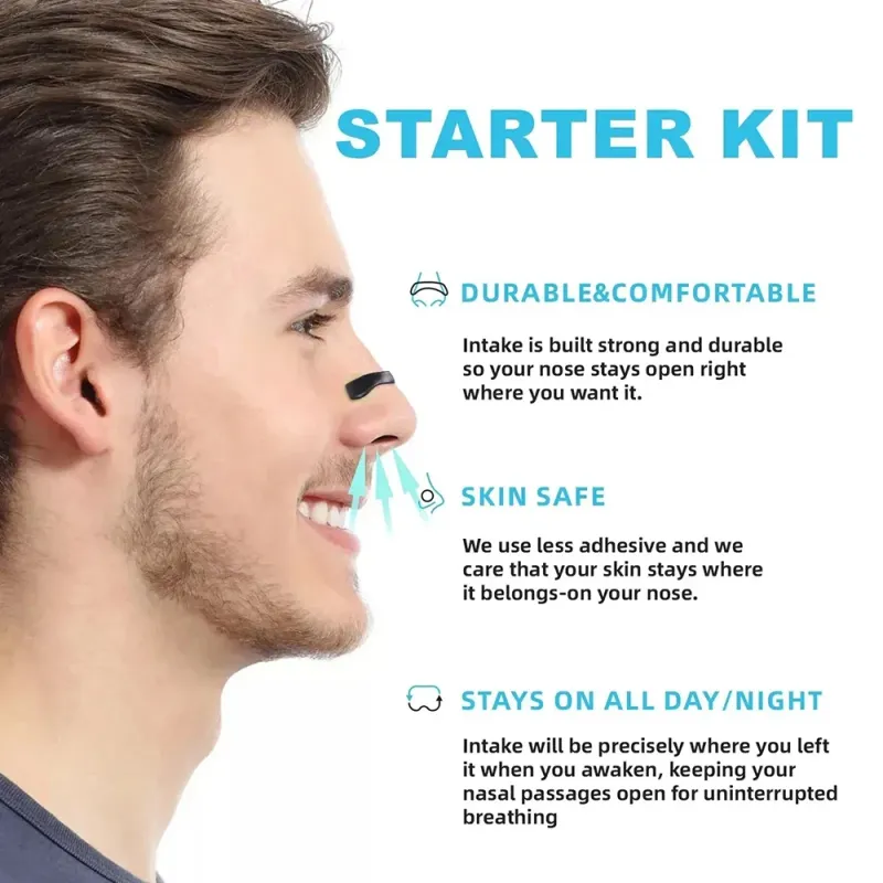 Magnetic Anti-Snore Nose Strips Kit 3