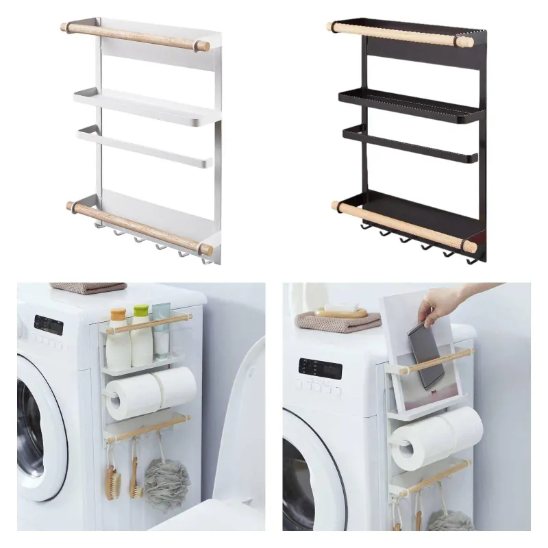 Magnetic Fridge Side Shelf Rack 4