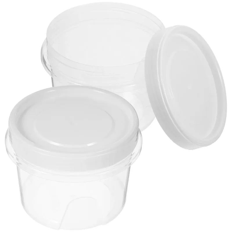Clear Stackable Fridge Storage Bins (2-Pack) 2