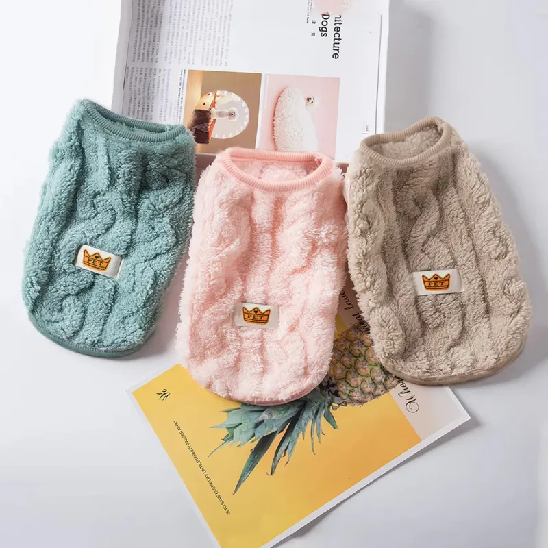 Cozy Fleece Pet Sweatshirt Jacket 2