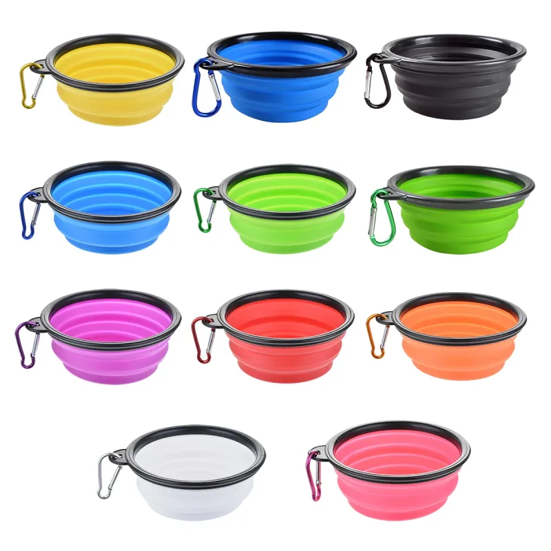 Collapsible Silicone Pet Travel Bowl 6