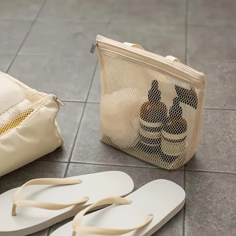 Mesh Waterproof Travel Toiletry Bag 4