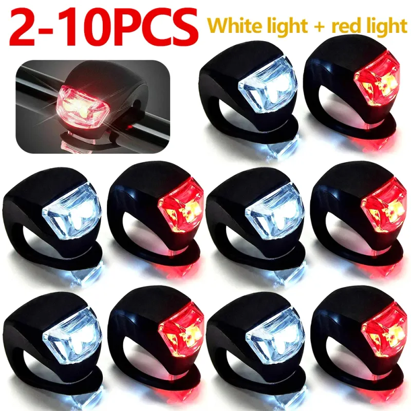 LED Silicone Bike Light Set (2-10pcs) 2