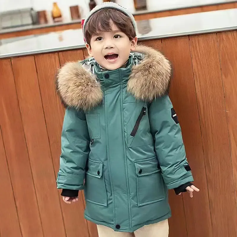 Kids Winter Padded Parka Jacket 5
