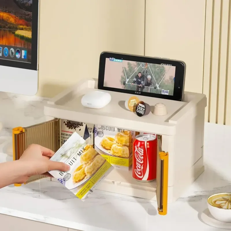 Foldable Desk Storage Bins 3