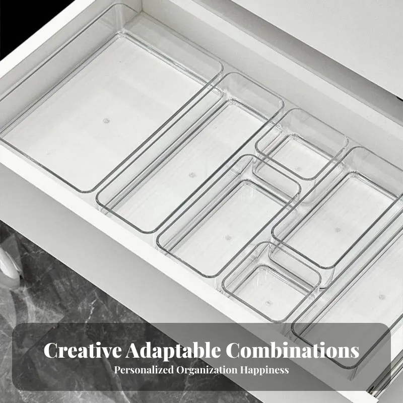 Stackable Transparent Organizer Set 4