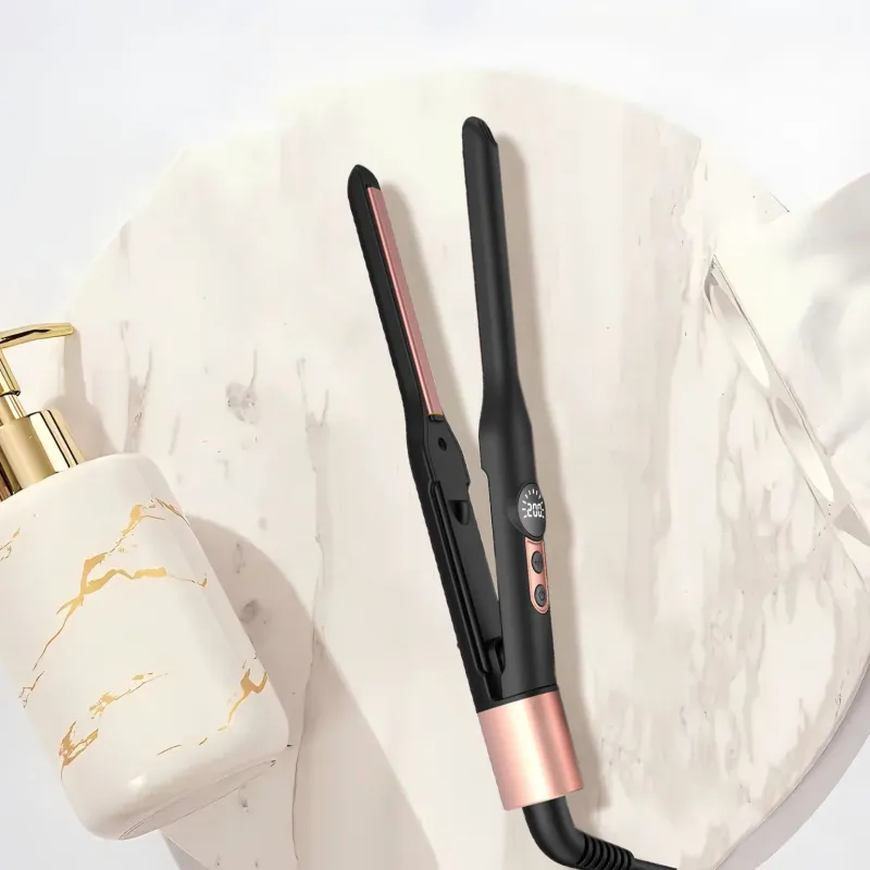 Mini 1/3 Inch Pencil Flat Iron 2-in-1 2