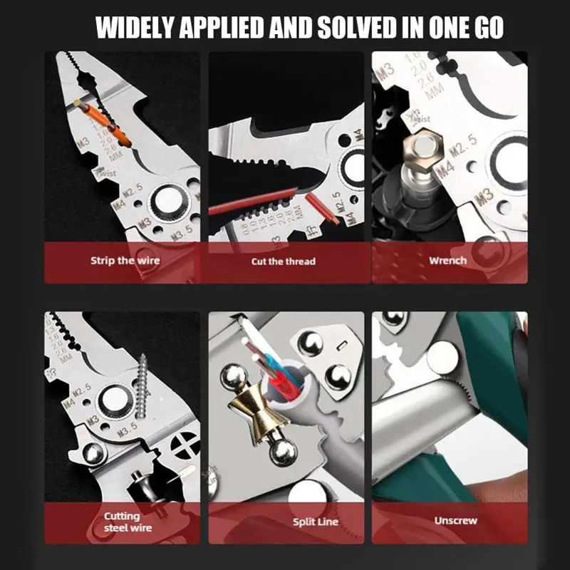 18-in-1 Foldable Wire Stripper Plier 3