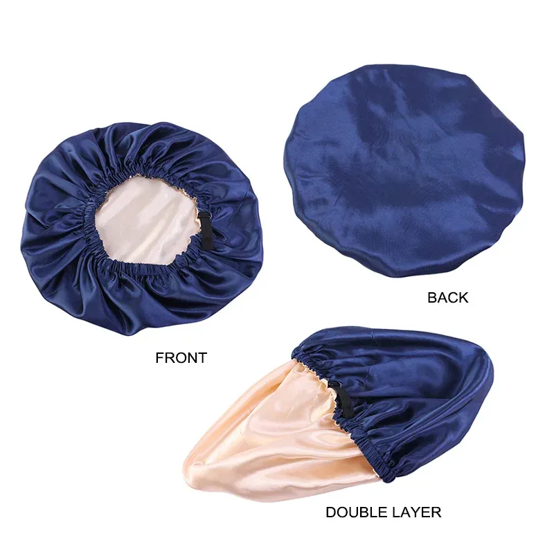 Satin Bonnet for Sleeping - Double Layer 3