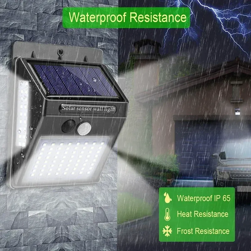 Solar Motion Sensor Wall Light 3