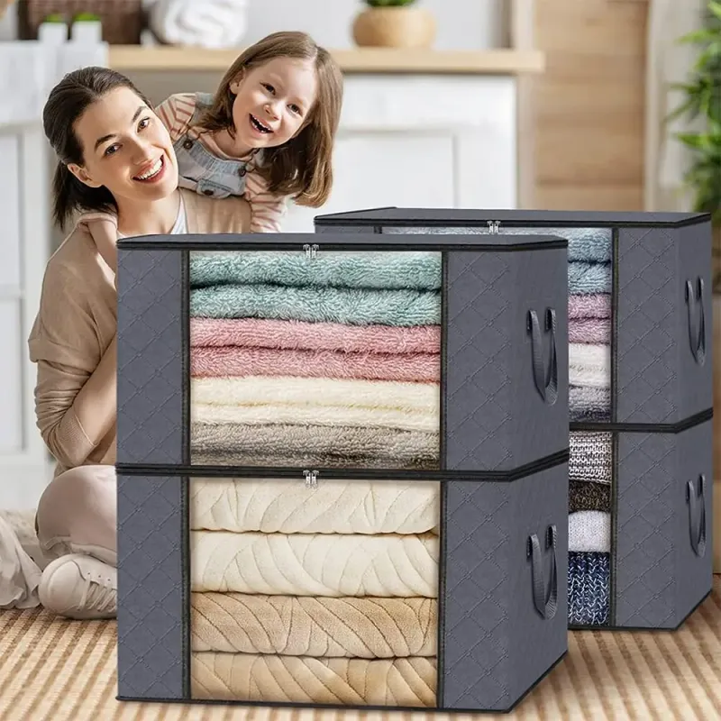 Foldable Non-Woven Storage Box with Window 4