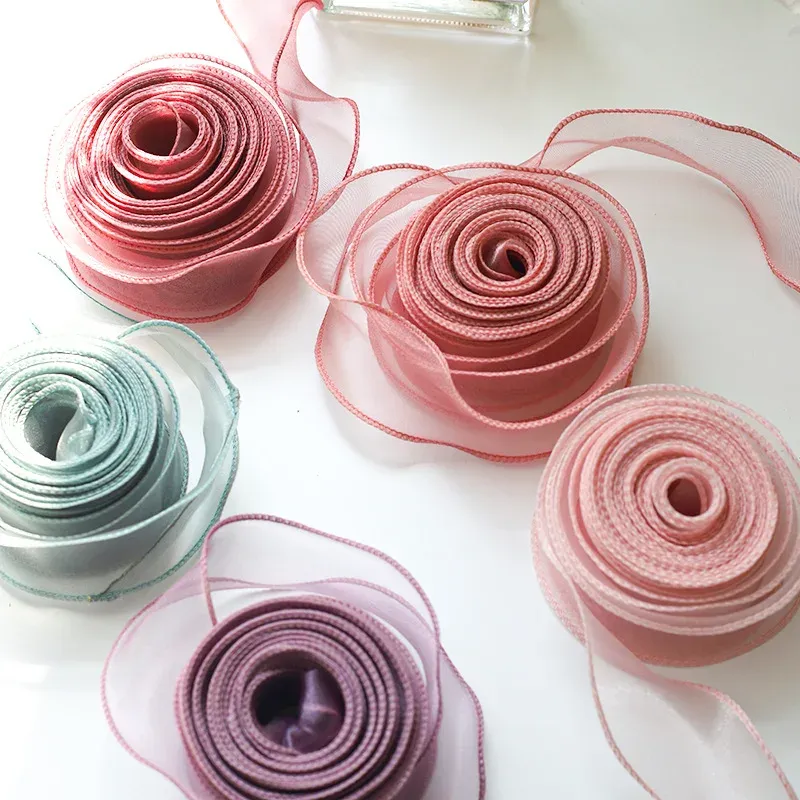 Chiffon Silk Ribbon Rolls - 10 Yards 4
