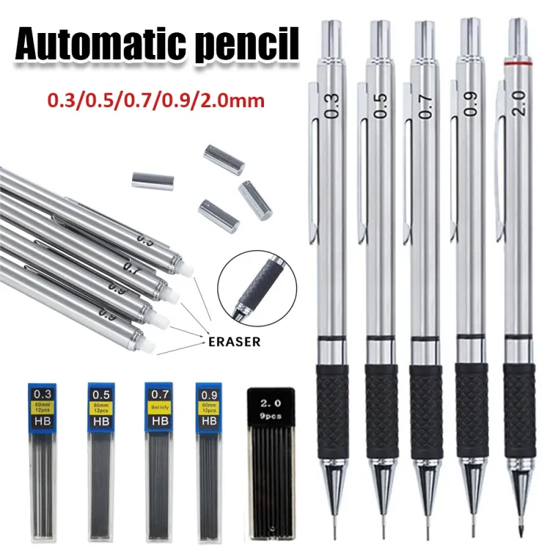 Multi-Size Anti Slip Mechanical Pencil Set 1