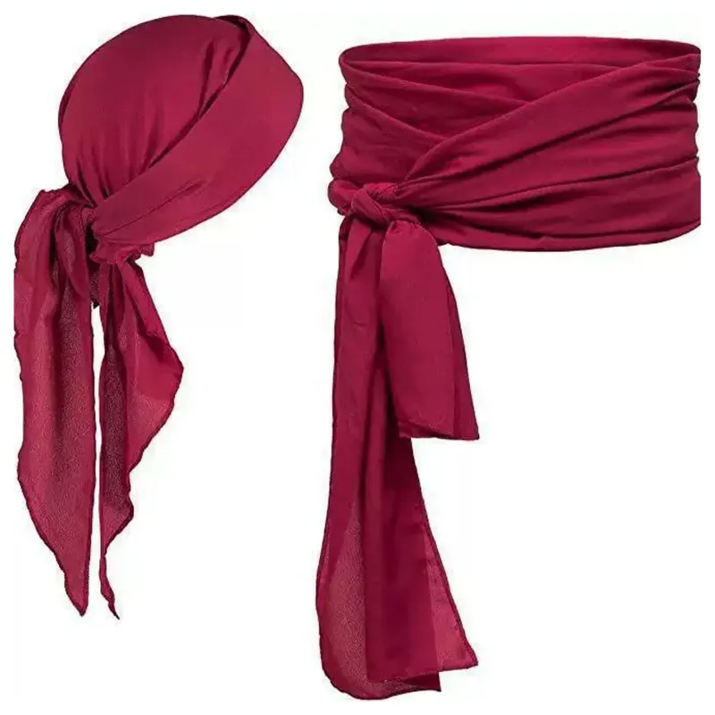 Pirate Cosplay Headscarf & Sash Belt Set 1