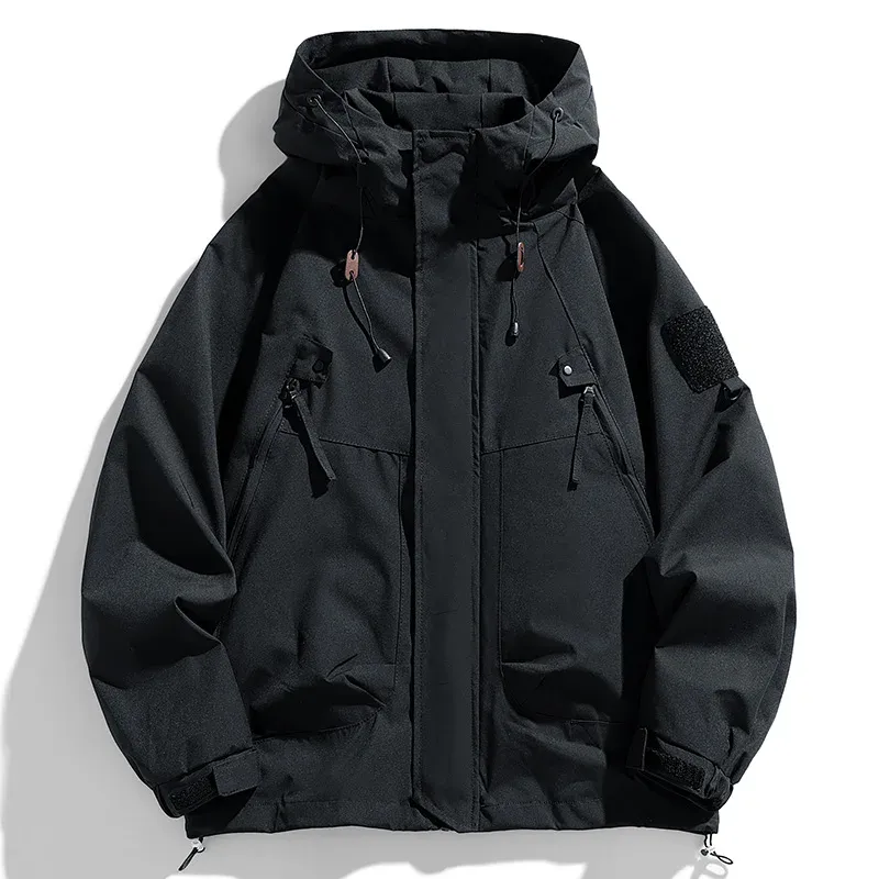 Men's Hooded Windbreaker Jacket 4