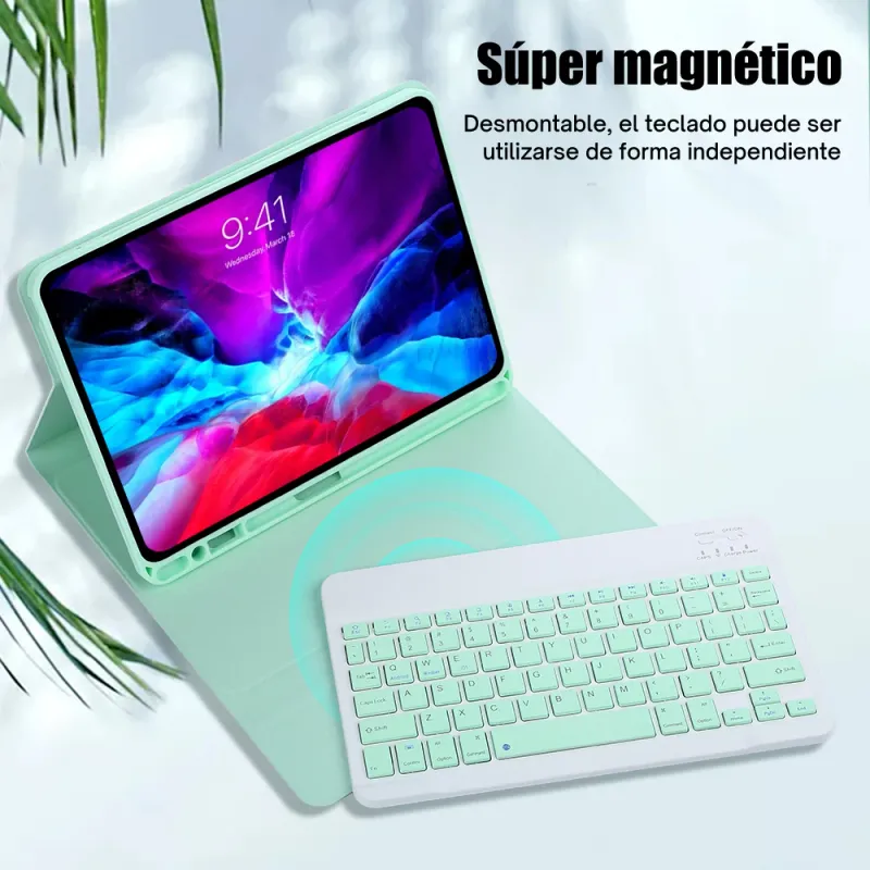 iPad Keyboard Case with Wireless Mouse 3