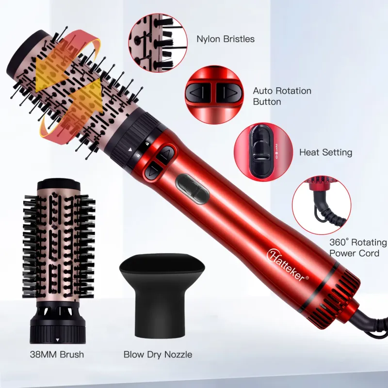 3-Head Hot Air Brush Hair Styler 2