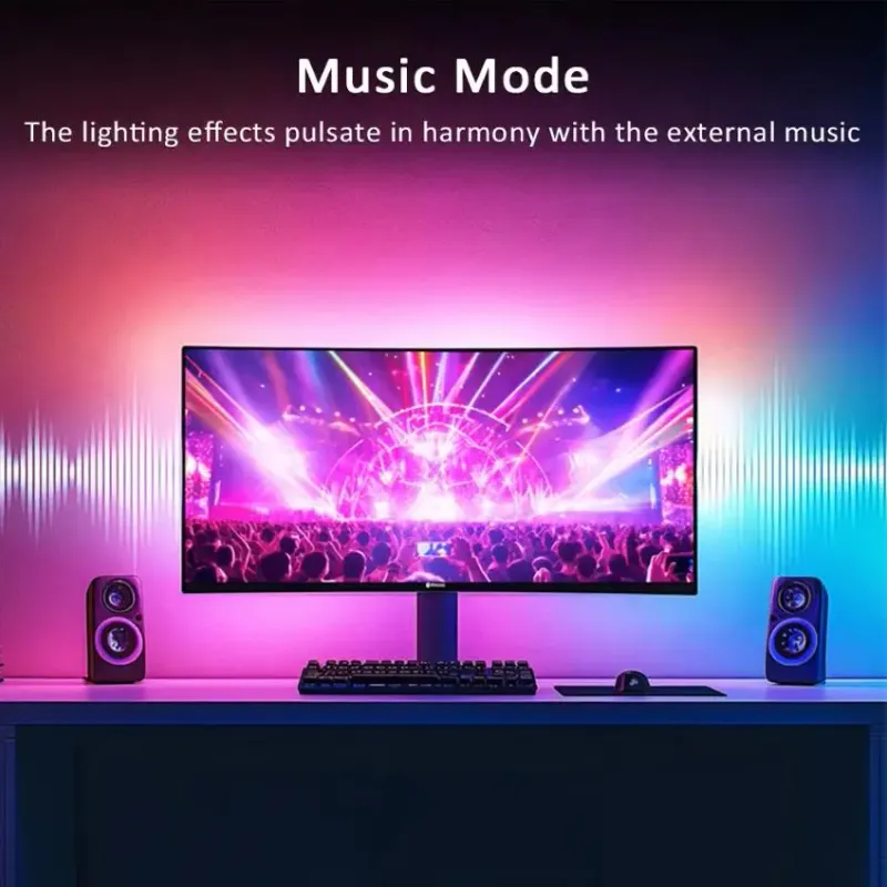 RGBIC USB LED Monitor Backlight 2