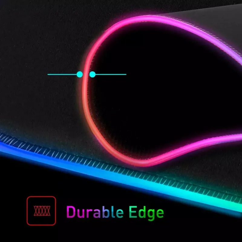RGB LED Gaming Mouse Pad - XXL Backlit Desk Mat 5