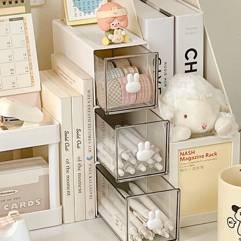 Acrylic Desktop Organizer Drawer Box 3