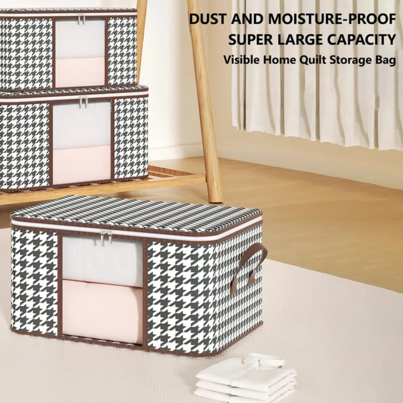 Foldable Clear Window Storage Bag 1