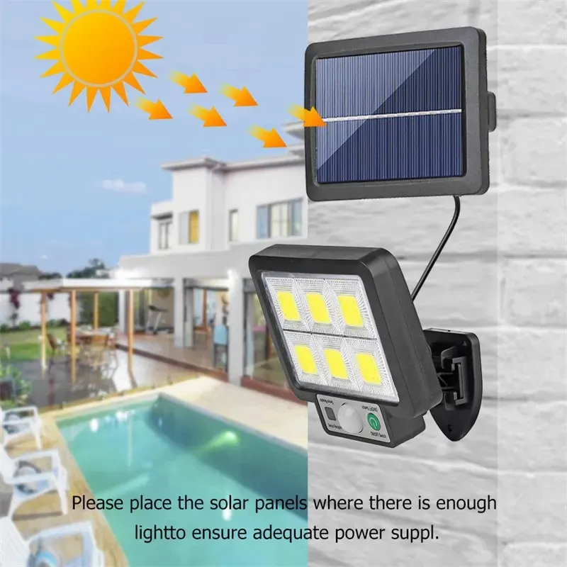 Solar Motion Sensor Wall Light 1
