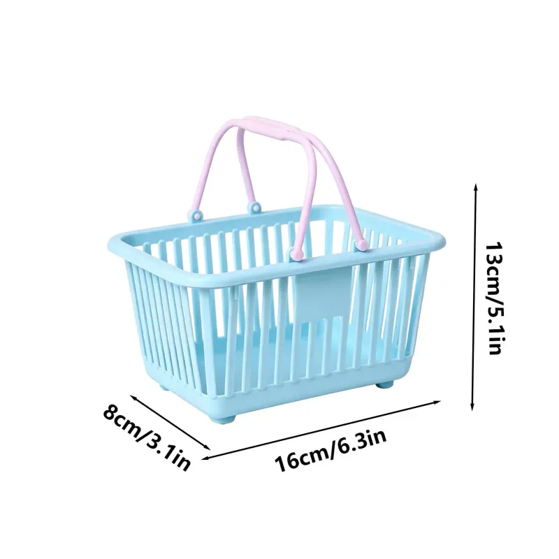 Portable Mini Organizer Basket with Handles 6