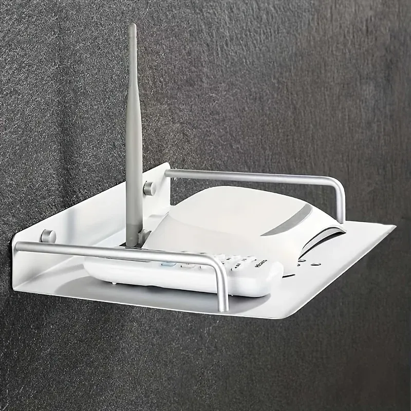 TV Box Router Wall Mount Shelf 6