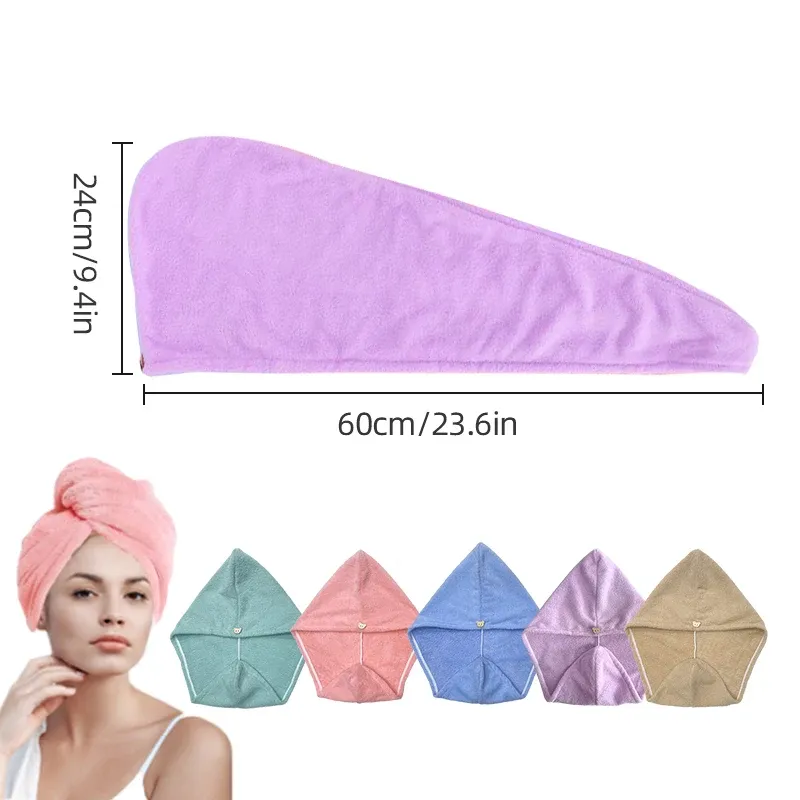 Microfiber Hair Towel Wrap Turban 3