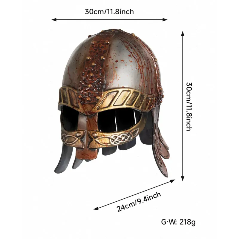 Adult Viking Helmet Norse Warrior Hat 6