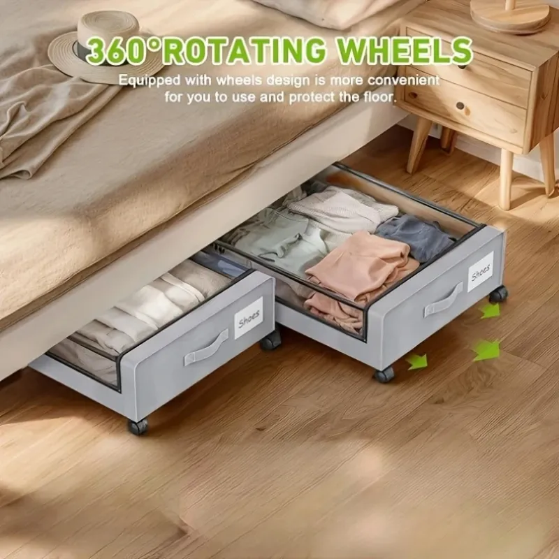 Underbed Storage Lockers with Wheels 5