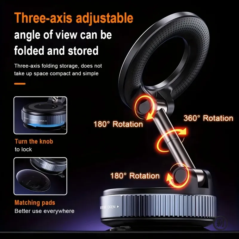 Magnetic Phone Holder - 360° Adjustable Mount 5