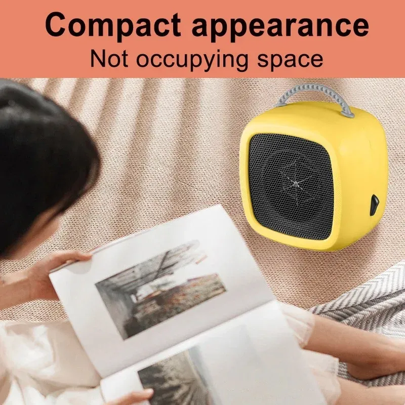 Small Fan Heater 2-Gear Office Heater 6