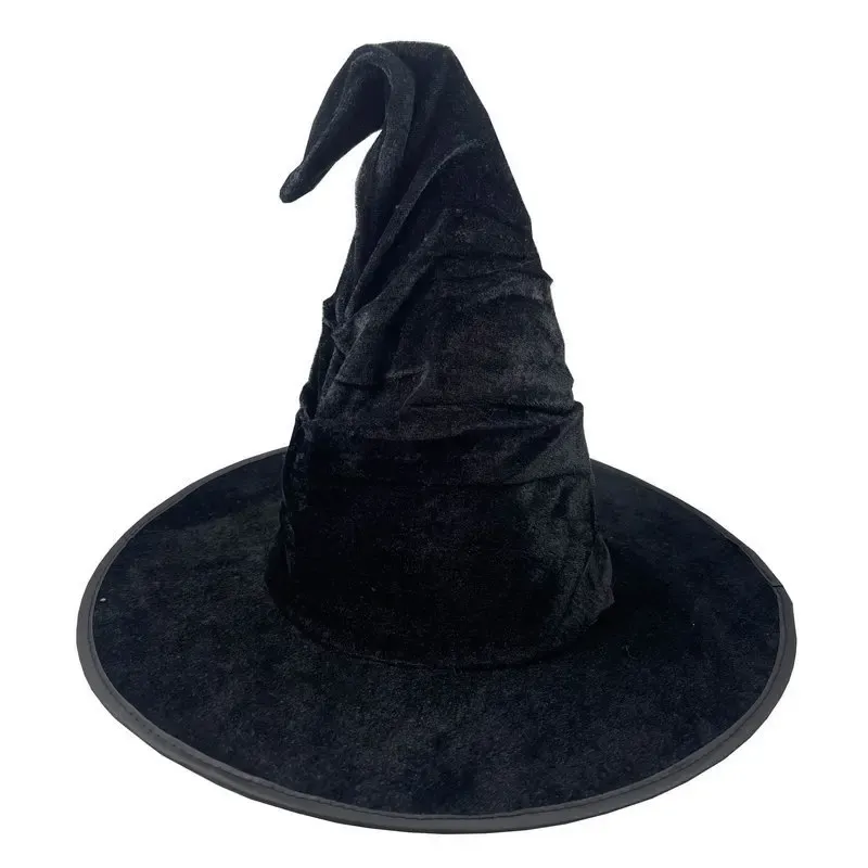 Women's Large Black Wicked Witch Hat 1