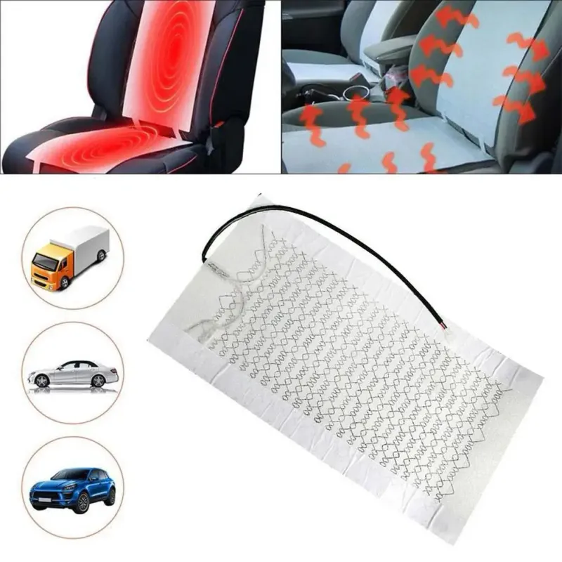 Carbon Fiber Heated Car Seat Cushion 1