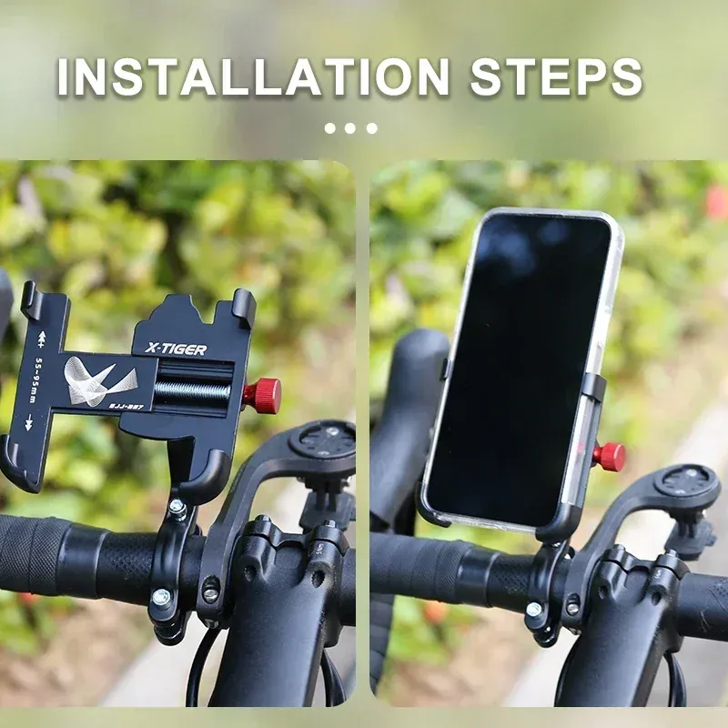 Alloy Bike Phone Handlebar Mount 6