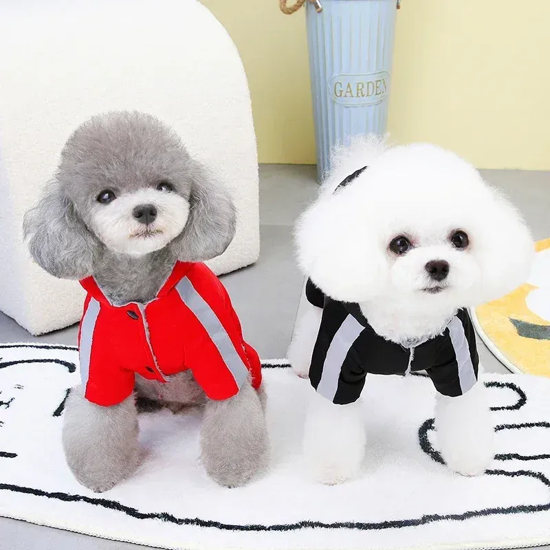 Winter Waterproof Dog Coat with Hoodie 3