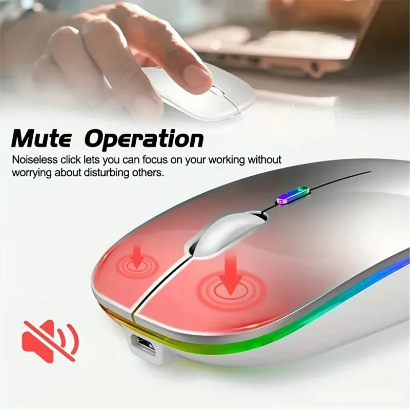 Wireless Bluetooth Gaming Mouse 1600DPI 5