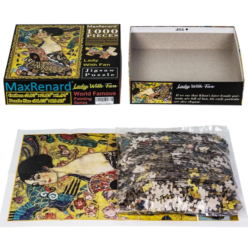 Klimt Lady With Fan 1000pc Puzzle 3