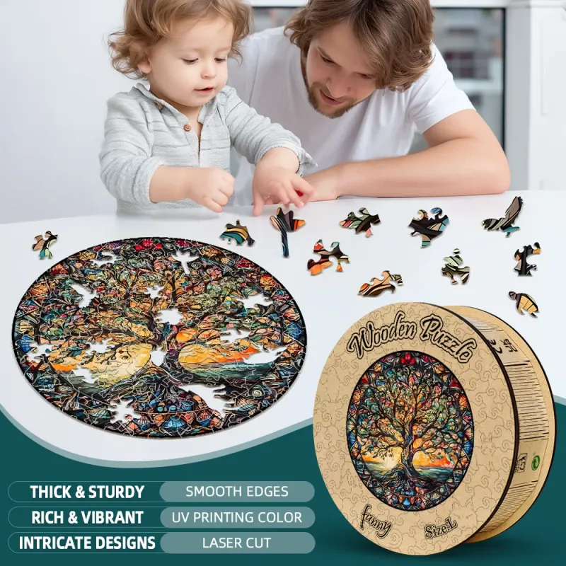 Tree of Life 3D Wooden Animal Puzzle 3