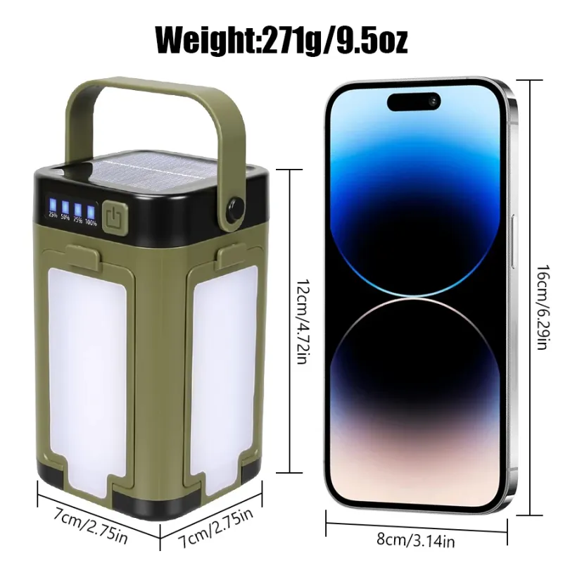 Solar Camping Lamp & Power Bank 6