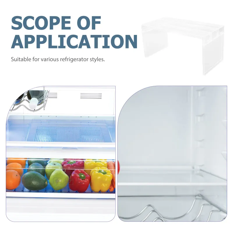 Acrylic Fridge Divider Organizer Rack 6