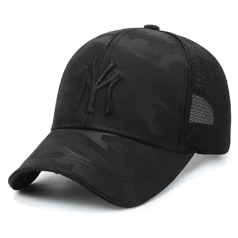Embroidered Camo Baseball Cap for Men 5