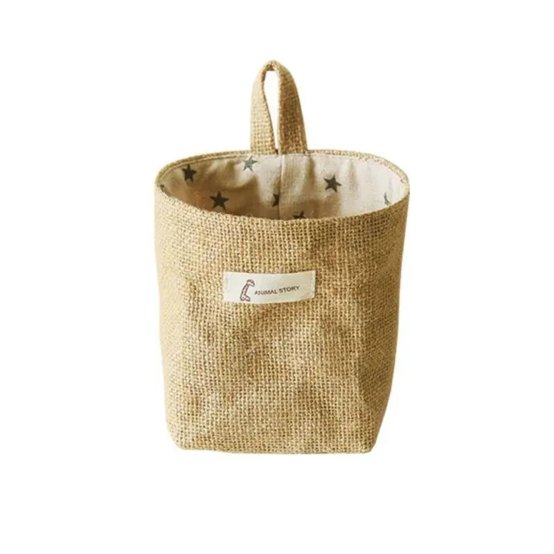 No Drill Jute Hanging Organizer 6