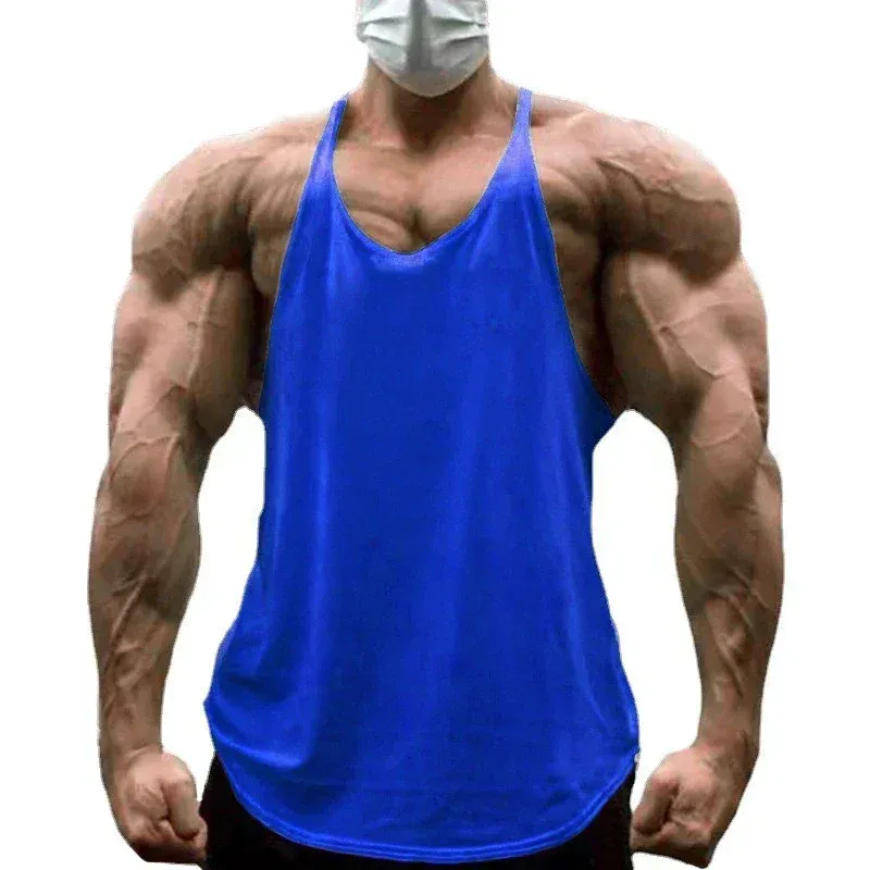 Men's Gym Muscle Tank Top Y-Back 2